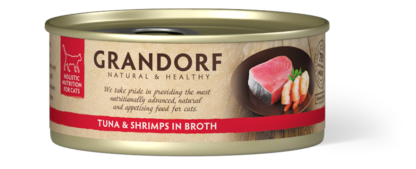 Tuna fillet with shrimps For Adult Cats 70gr