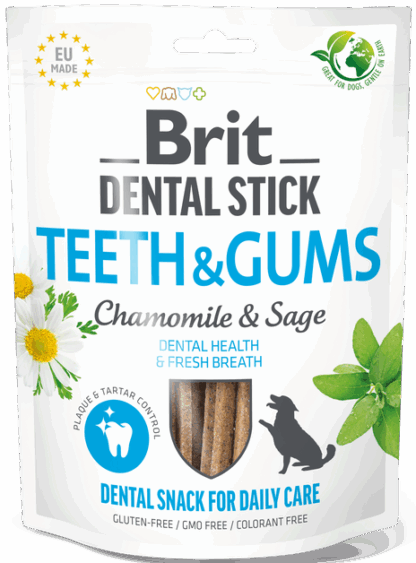 brit dental stick teeth and gums