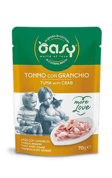 Oasy More Love Τόνος με Καβούρι 70g 1 Oasy More Love Τόνος με Καβούρι 70g