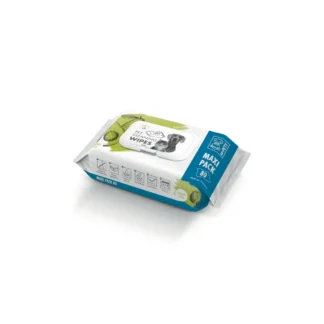M-PETS Μαντηλάκια Καθαρισμού Άρωμα Avocado Maxi Pack 80pcs