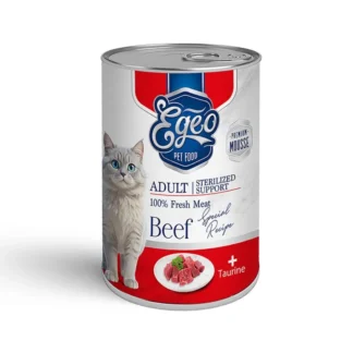 EGEO Adult Cat Βοδινό σε μους 375gr