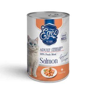 EGEO Adult Cat Σολομός σε μους 375gr