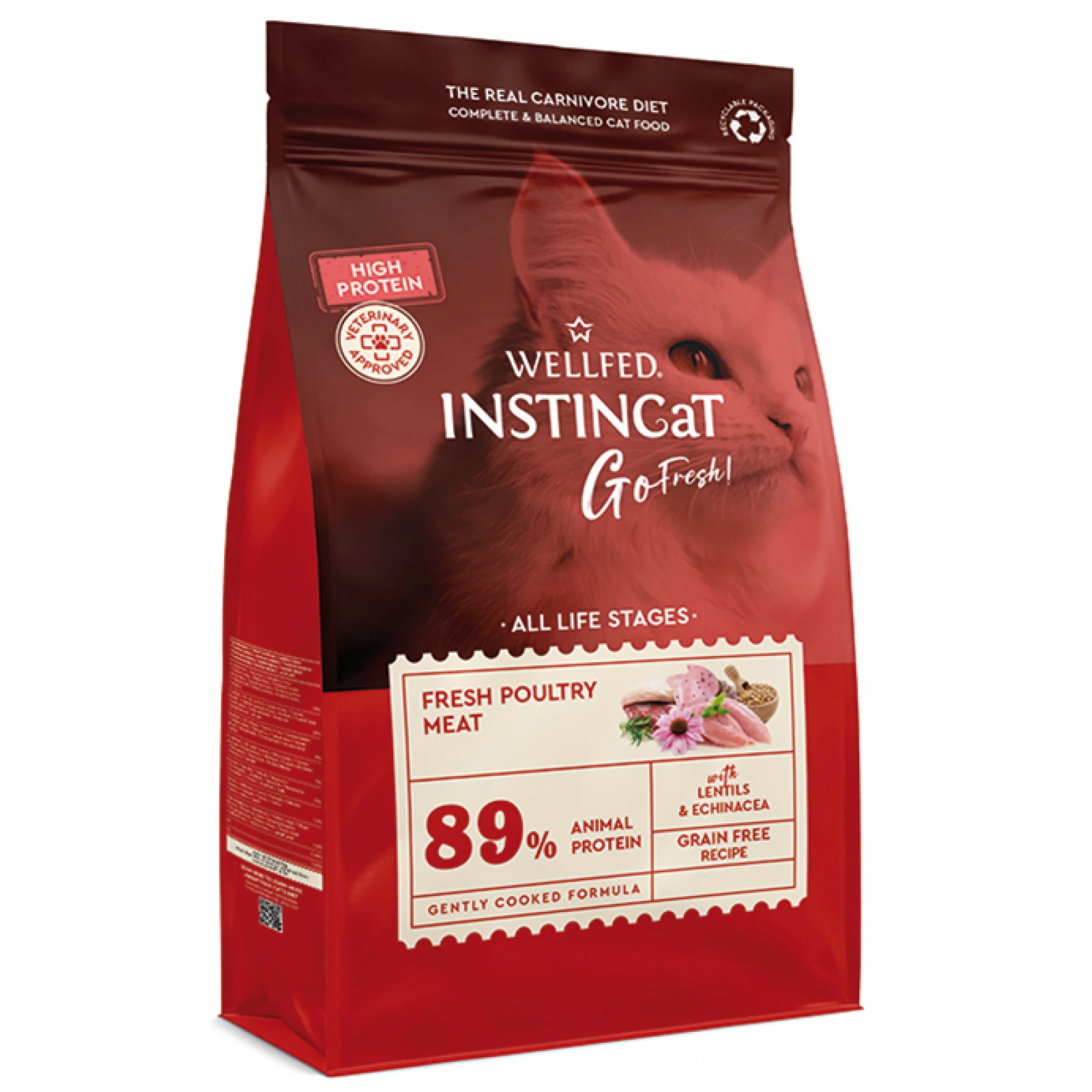 Wellfed Instincat Go Fresh All Life Stages High Protein Poultry 300gr 1 wellfed-instincat-go-fresh-all-life-stages-high-protein-poultry