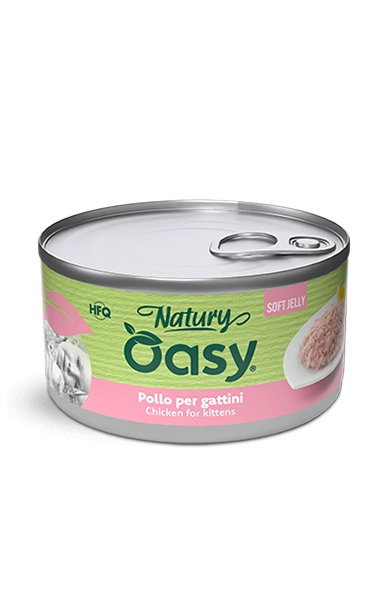 Oasy Natury Φιλέτο Κοτόπουλο για γατάκι σε μαλακό ζελέ 85g 1 Oasy Natury Φιλέτο Κοτόπουλο για γατάκι σε μαλακό ζελέ 85g