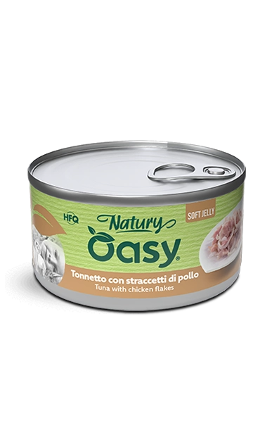 Oasy Natury Φιλέτο Τόνος με Κοτόπουλο σε μαλακό ζελέ 85g 1 Oasy Natury Φιλέτο Τόνος με Κοτόπουλο σε μαλακό ζελέ 85g