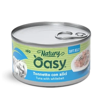 Oasy Natury Φιλέτο Τόνος με Μαρίδα σε μαλακό ζελέ 85g