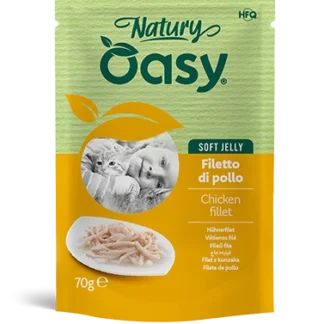 Oasy Natury Φακελάκι Φιλέτο Κοτόπουλο σε μαλακό ζελέ 70g