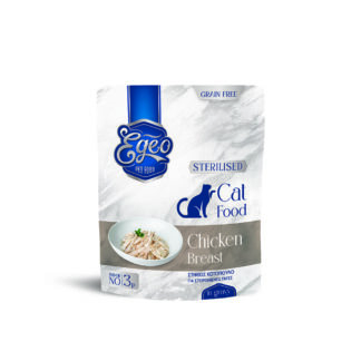 EGEO CAT ΦΙΛΕΤΟ Sterilized No.3p Κοτόπουλο σε σάλτσα 85g