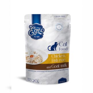 EGEO CAT MOUSSE  Κοτόπουλο & Αυγοτάραχο & Κατσικίσιο Γάλα 85gr