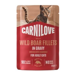 carnilove wild boar filleto gatas