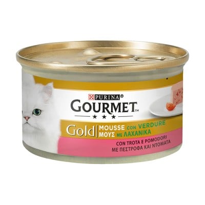 Gourmet Gold Μους Πέστροφα & Ντομάτα 85gr 1 gourmet gold pestrofa