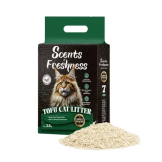 scents freshness tofu cat litter green tea