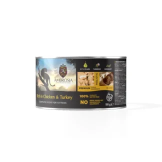 Ambrosia Wet Food Kitten Chicken & Turkey With Pears